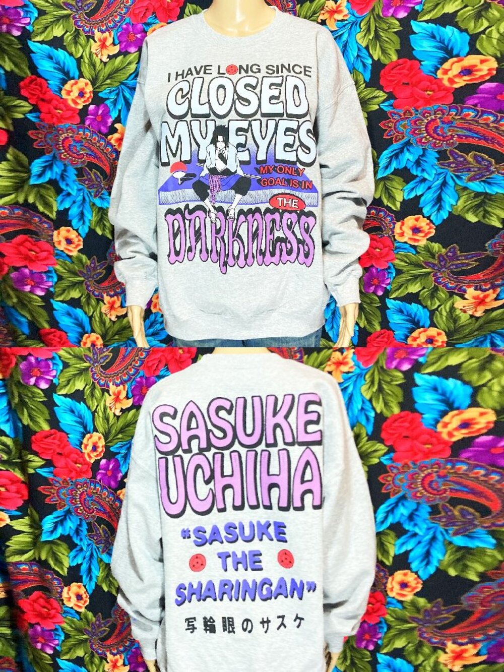 [NEW] MEN'S NARUTO SHIPPUDEN PULLOVER SWEATER ANIME MANGA MENS SIZE LARGE